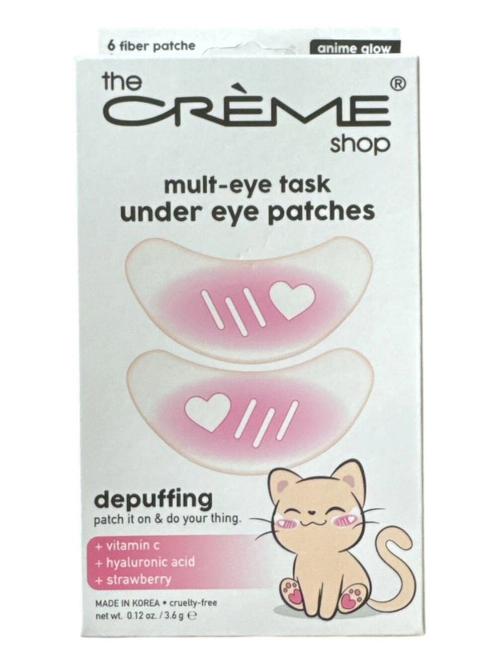 The Crème Shop Depuffing Multi-Eye Task Under Eye Patches Vit. C NIB